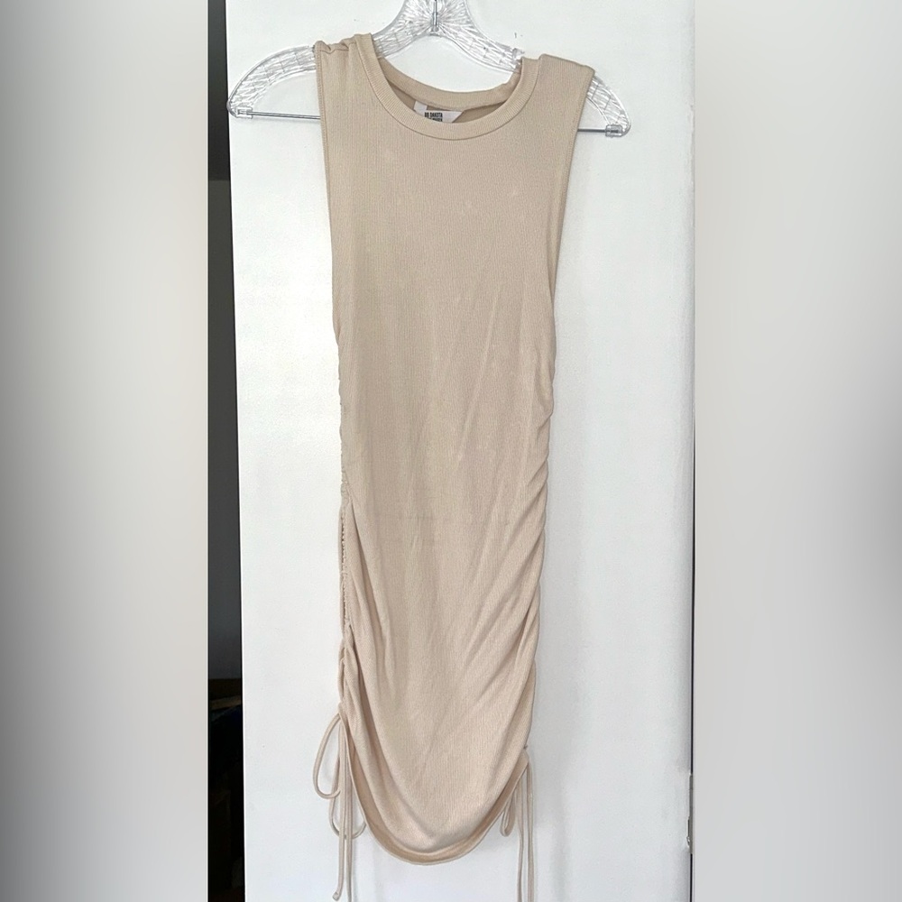Steve Madden/BB Dakota Smokeshow Dress in Beige